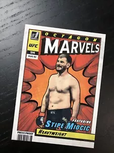 Stipe Miocic 2022 Donruss UFC Octagon Marvels Press Proof #10 - Picture 1 of 7