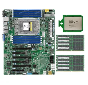 Supermicro H11SSL-i + AMD EPYC CPU + 8GB * 4 ~ 32GB * 8 RAM Optional combination - Picture 1 of 1