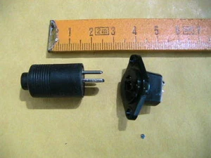 Speaker Connectors 5 Komplettsets Socket + Plug 10 Pieces 9894A - Picture 1 of 1