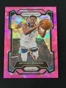 Anthony Edwards 2023-24 Panini Prizm Pink Cracked Ice Silver Prizm #108 - Bild 1 von 2
