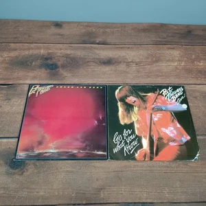 Pat Travers Band Crash And Burn Go For What You Know Live Vinyl Records Lot - Picture 1 of 6