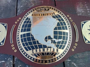 NXT North American Championship Replica Title Belt Adult Size Brass Plates - Bild 1 von 11