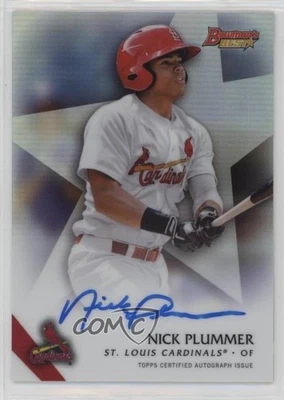 2015 Bowman's Best Best of 2015 Auto Refractor Nick Plummer #B15-NP Auto - Image 1 of 2