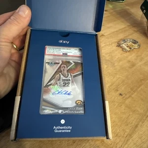 Tarjeta de baloncesto auténtica con autógrafo de Caitlin Clark PSA DNA Iowa Bowman 2022 WNBA - Imagen 1 de 24