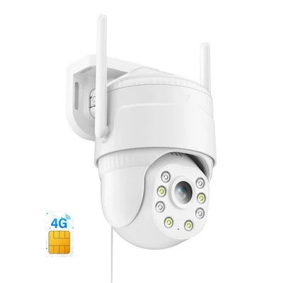 KKB Telecamera 4G LTE con SIM Registrazione 24/7 2K Videocamera Sorveglianza - Immagine 1 di 4