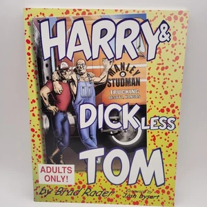 2006 Indie Comic Book Erotic Harry And Dickless Tom Brad Rader Gay Signed Sketch - Picture 1 of 5