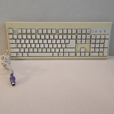 Vintage Unbranded KB 2961 Clicky Keys Keyboard Typing White Office Pc Computer - Image 1 of 4