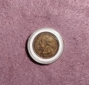 Rare Pennsylvania State Quarter 1999 Struck On A Copper Planchette. - Picture 1 of 2