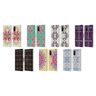 HEAD CASE DESIGNS KALEIDOSCOPE PRINT LEATHER BOOK CASE FOR SAMSUNG PHONES 1 - Image 1 of 4