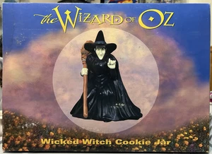 Rare Wizard Of Oz WICKED WITCH COOKIE JAR w Original Display Box WB Studios - Picture 1 of 7