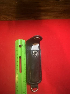 Cerradura vintage Buck inoxidable 521c EE. UU. con bonita funda de cuero muy bonita Foto 1 de 4