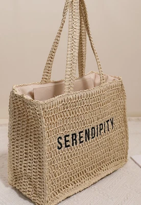 Women Bags Large Capacity Shopping Beach Bag Travelling Lightweight - image 1 of 4