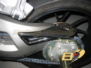 Carenado de panel de cubierta de protector de cadena 100 % fibra de carbono MV Agusta F4 1000 1999-2009 - Imagen 1 de 5