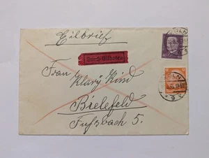 Deutsches Reich Eilboten Brief Köln nach Bielefeld 1933 - Bild 1 von 5