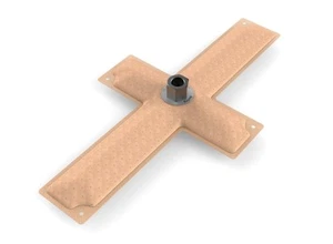 16-101 15" x 8" HydraMat®, Cross - Imagen 1 de 3