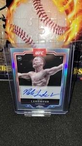 2025 Topps Chrome UFC Nate Landwehr Rookie Refractor Auto #/199 - Picture 1 of 2