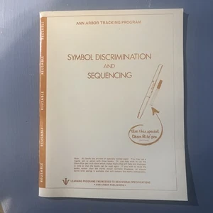 UNUSED Vintage 1976 Symbol  Tracking  ~ Michigan Tracking Program - Picture 1 of 3