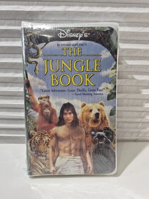 Disney's Rudyard Kipling’s The Jungle Book 1995 VHS (Live Action) -SEALED - Image 1 of 4
