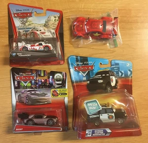 Disney Pixar Cars gemischtes Set 4 Shu Todoroki Boost Richard Clayton Mega & Long Ge - Bild 1 von 10
