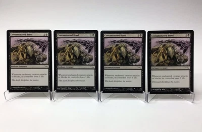 (4) Magic: The Gathering Contaminated Bond MTG 1993-2003 Mirrodin MP - Image 1 of 2
