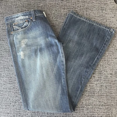 Pantalones de mezclilla para mujer Joe’s talla 29 Bootcut desgastados lavado medio oscuro Foto 1 de 4