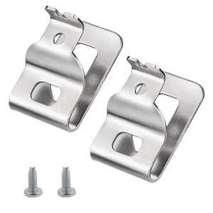 Kit de 2 clips de cinturón para herramientas de taladro de acero inoxidable Dewalt 304... - Imagen 1 de 7