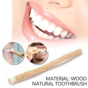 Natural Toothbrush Traditional Toothbrush - Vacuum Sealed Natural Flavor- - Picture 1 of 6