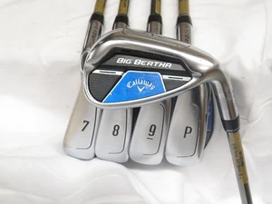 Used Callaway Big Bertha Reva 21 Iron Set 7-PW,AW RCH 45g Women's Flex Graphite - Picture 1 of 10