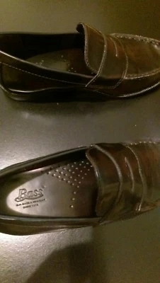 Bass Brown Dress Shoes Boys Size 4m - Image 1 of 2