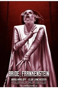 Mondo The Bride of Frankenstein Screen Print Variant By Sara Deck ☠ LE#150! ☠ - Picture 1 of 1