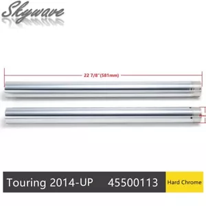 49mm Fork Tubes 22 7/8" for Harley Street Glide FLHX Road Glide FLTR 2014-2023 - Foto 1 di 11