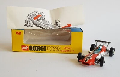 Corgi Giocattoli No. 158, Lotus-Climax F/1 Guida Sterzo Superbo Mint Condizione - Immagine 1 di 4