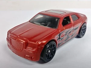 Chrysler 300C Hot Wheels 2016 Night Burnerz Series Red Y5 Rims 1:64 Loose - Picture 1 of 8