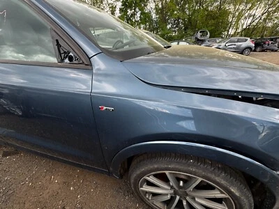 AUDI Q3 2015-2018 derecho pasajero derecho lateral guardabarros montaje azul LX5L OEM Foto 1 de 4