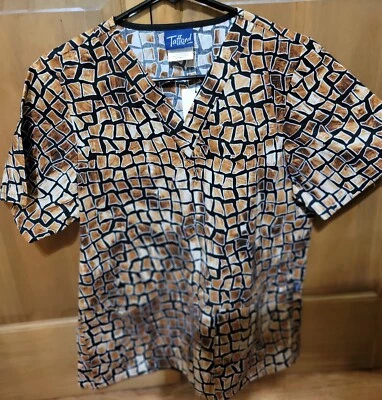 NWOT TAFFORD SCRUB TOP - SZ: XS - Image 1 of 2