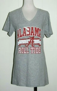 NWT Three Square Gray V Neck Alabama Crimson Red Roll Tide Long Shirt Large - Picture 1 of 4