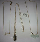 New With Tag Vivi Genuine Crystal Necklace Set 93540  3 Necklaces In This Set