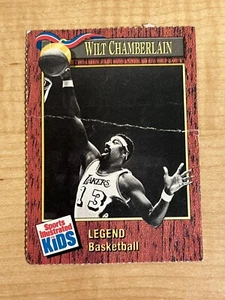 1990 Sports Illustrated for Kids Wilt Chamberlain #208 Kansas/Los Angeles Lakers - Picture 1 of 2