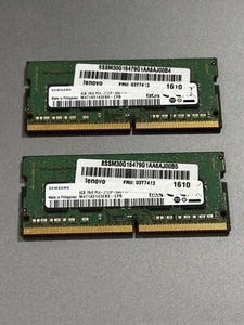 SAMSUNG 8GB (4GBX2) M471A5143EB0-CPB DDR4 1RX8 PC4-2133P RAM Lenovo - Picture 1 of 2