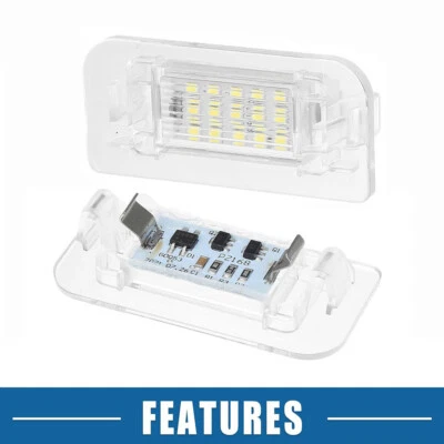 2PCS Car LED License Plate Light A2468201566 for Mercedes-Benz B-Class W246 W242 - Image 1 of 4