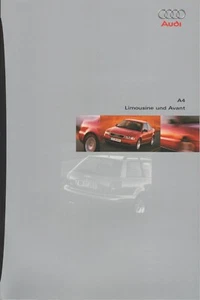 Prospekt Audi A4 Limosine Avant ab 1995 Technische Daten Ausstattungen - Bild 1 von 3