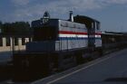 Railroad Slide - Amtrak #742 Switcher Locomotive Vintage 1982 Railway Engine