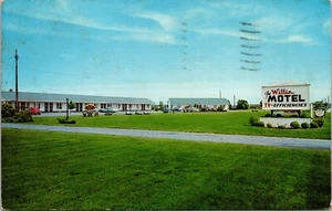 Cartolina The Willin Motel Rehoboth Beach Delaware 1966 - Foto 1 di 2