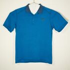 The North Face Men's Blue Flashdry Short Sleeve Outdoors Polo Shirt Large