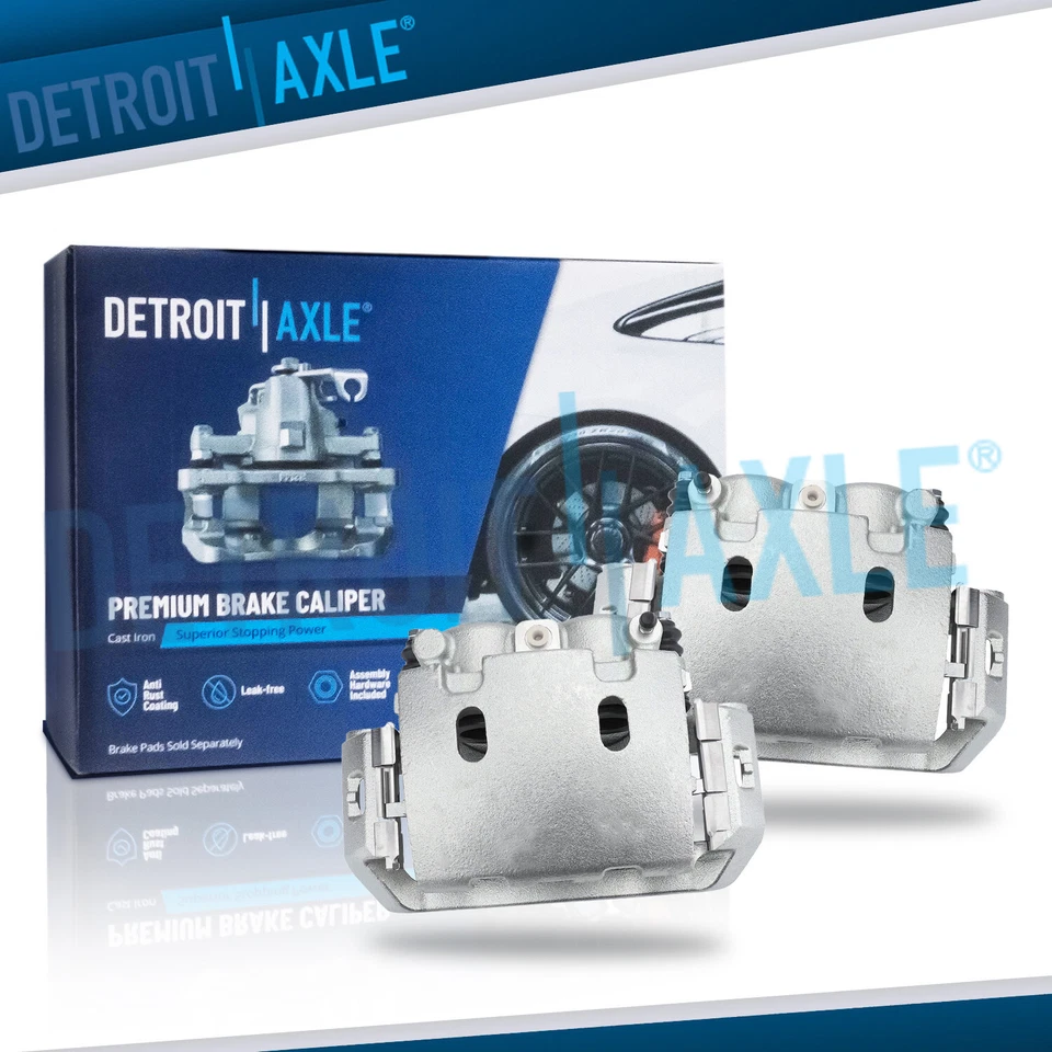 Par de pinzas de freno traseras con soportes para Ford F-450 F-550 Super Duty 2005-2016 Foto 1 de 4