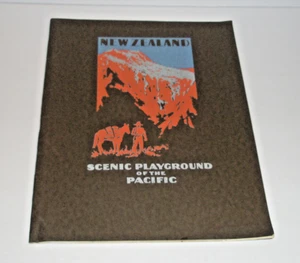New Zealand Scenic Playground of the Pacific 1936 Tourism Booklet Illustrated - Picture 1 of 8