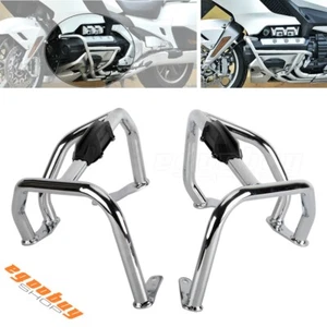 Pair Motorcycle Engine Guard Highway Crash Bar For Honda GL1800 F6C F6B 2018-up - Picture 1 of 7