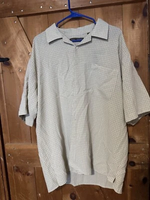 Camisa de vestir John Henry beige tostado XL para hombre Foto 1 de 4