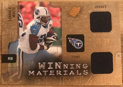 2009 SPx Winning Materials Bronze Dual LenDale White W-LW #’d 27/99 - Image 1 of 3