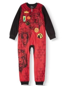 Disney THE LION KING Boy's Blanket Sleeper PJ's Pajamas Sleepwear Costume - Picture 1 of 2